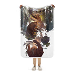 Bear Forest Sherpa blanket