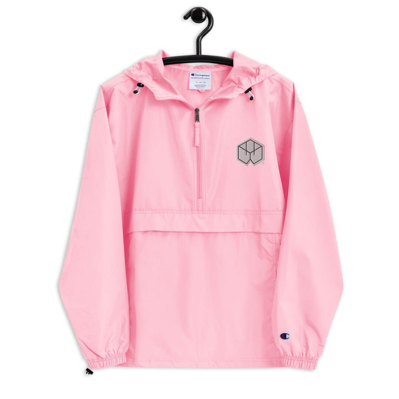 Boxwood Logo Embroidered Champion Packable Jacket - BoxWood Board Designs - Pink Candy - S - -