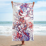 Ebb and Flow Sublimated Beach Towel - BoxWood Board Designs - - -