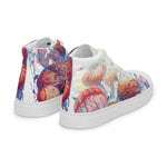 Ethereal Men’s high top canvas shoes - BoxWood Board Designs - 5 - -