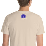 Transcendence Men's Short-Sleeve Unisex T-Shirt - BoxWood Board Designs - Soft Cream - XS - -