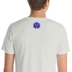 Transcendence Men's Short-Sleeve Unisex T-Shirt - BoxWood Board Designs - Silver - S - -