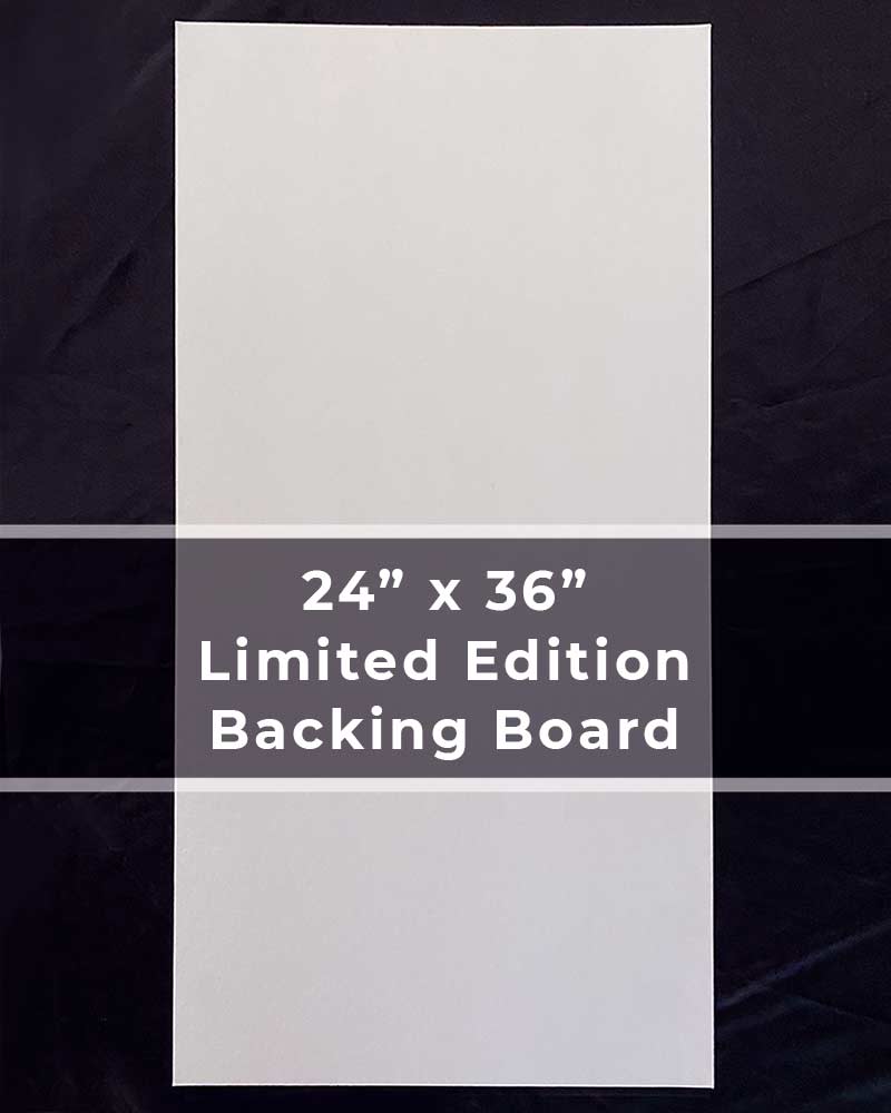 Limited Edition Backing Board - BoxWood Board Designs