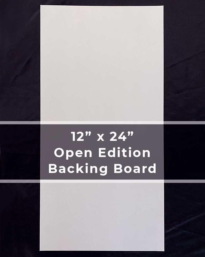 Open Edition Backing Board - BoxWood Board Designs