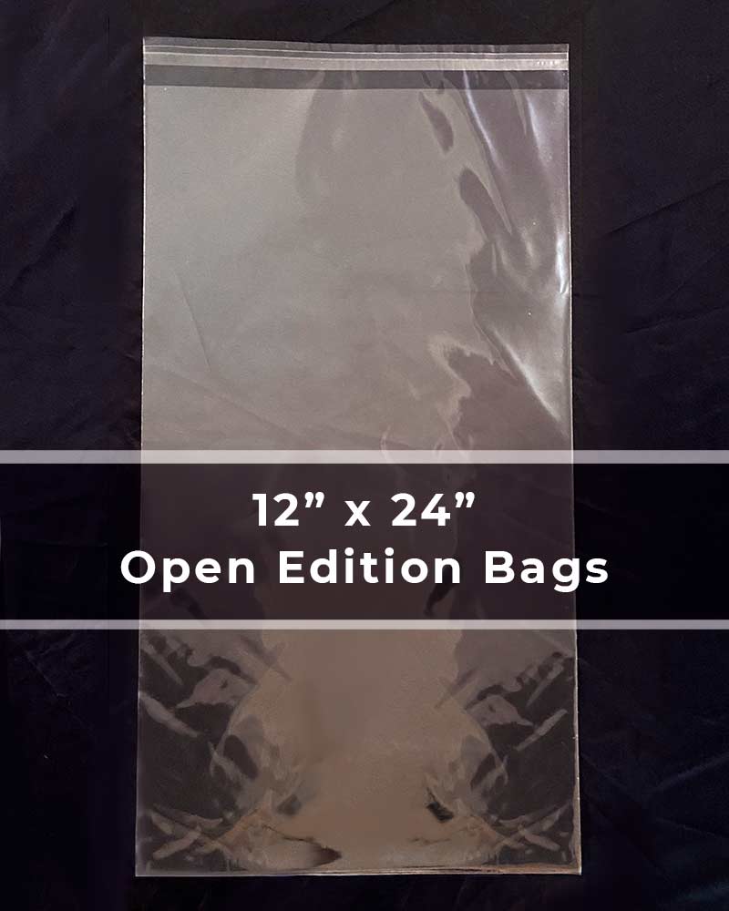 Open Edition Clear Bags - BoxWood Board Designs