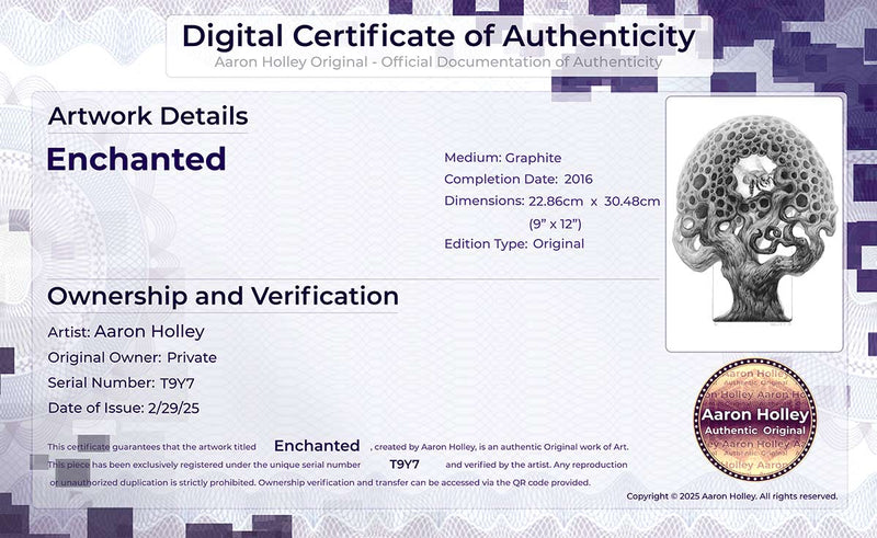 Digital Certificate of Authenticity-Enchanted