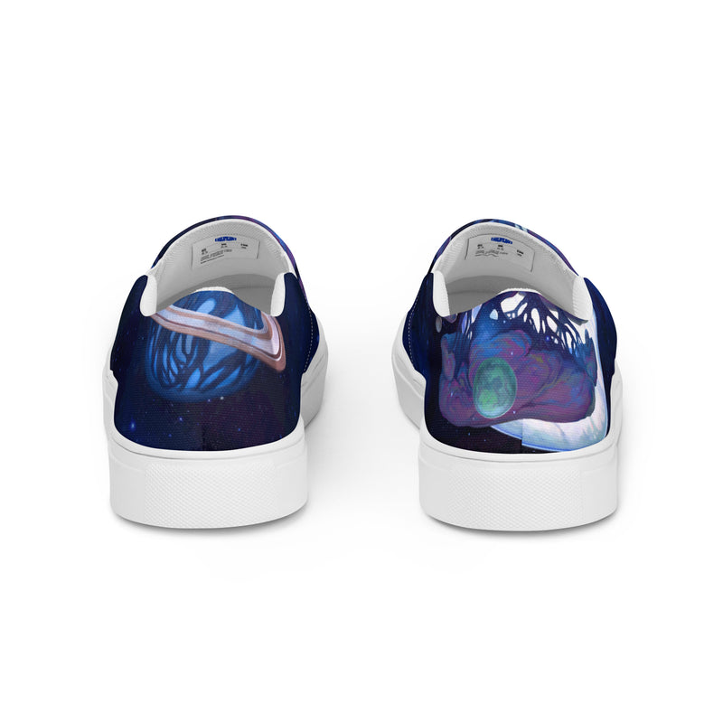 Wolfwood Nebula Men’s slip-on canvas shoes