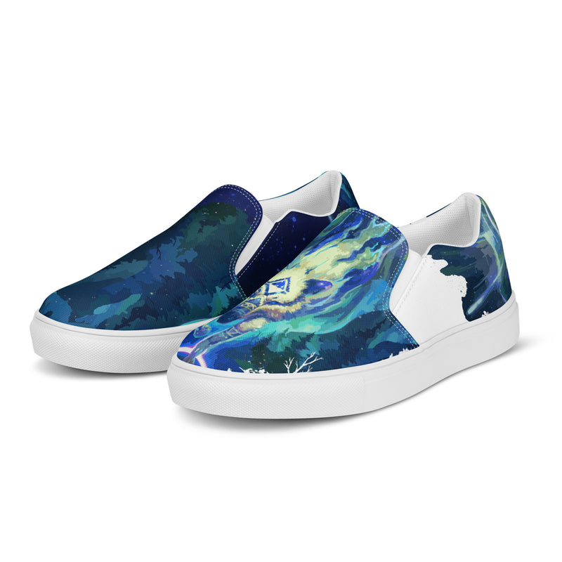 Wolf Star Men’s slip-on canvas shoes
