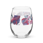 Ripples of Time Stemless wine glass