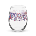 Ebb and Flow Stemless wine glass