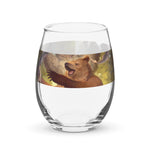 Bear Forest Stemless wine glass