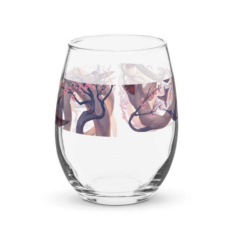 Abundance Stemless wine glass