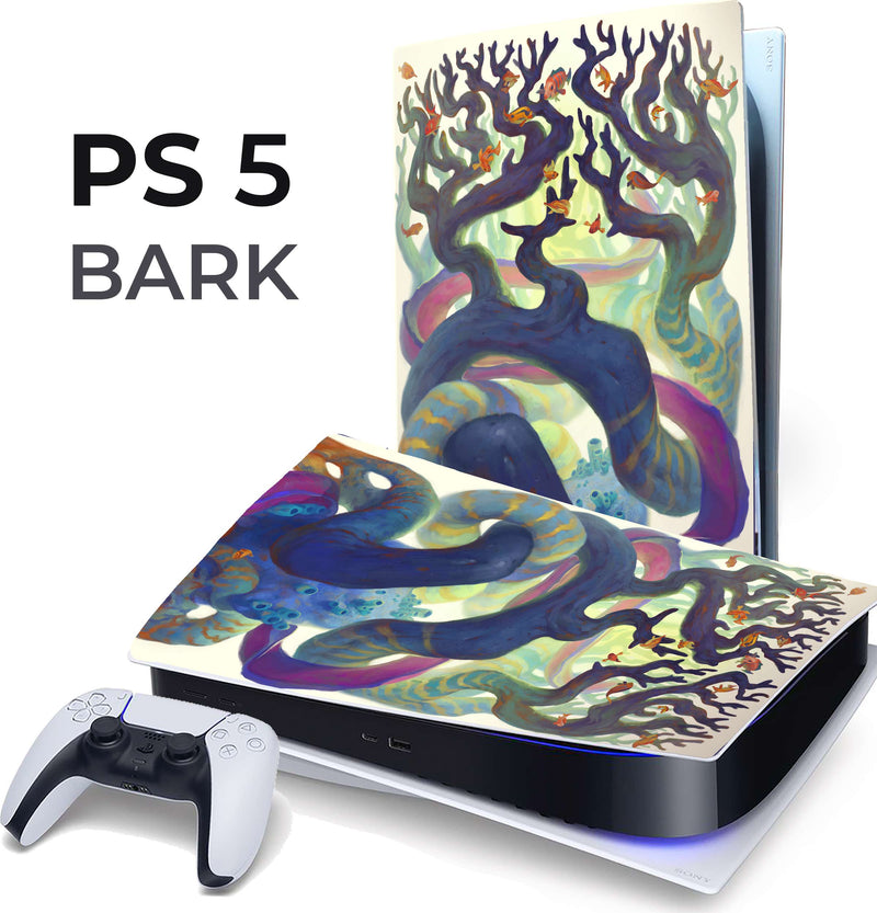 PS5 Curious Coral BARK (Vinyl Wrap for PS5)