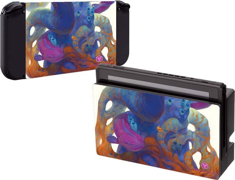 Nintendo Switch Curious Coral BARK (Vinyl Wrap for Nintendo Switch)