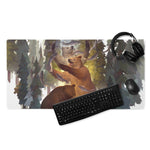 Bear Forest Gaming mouse pad / Playmat - BoxWood Board Designs - 36″×18″ - -
