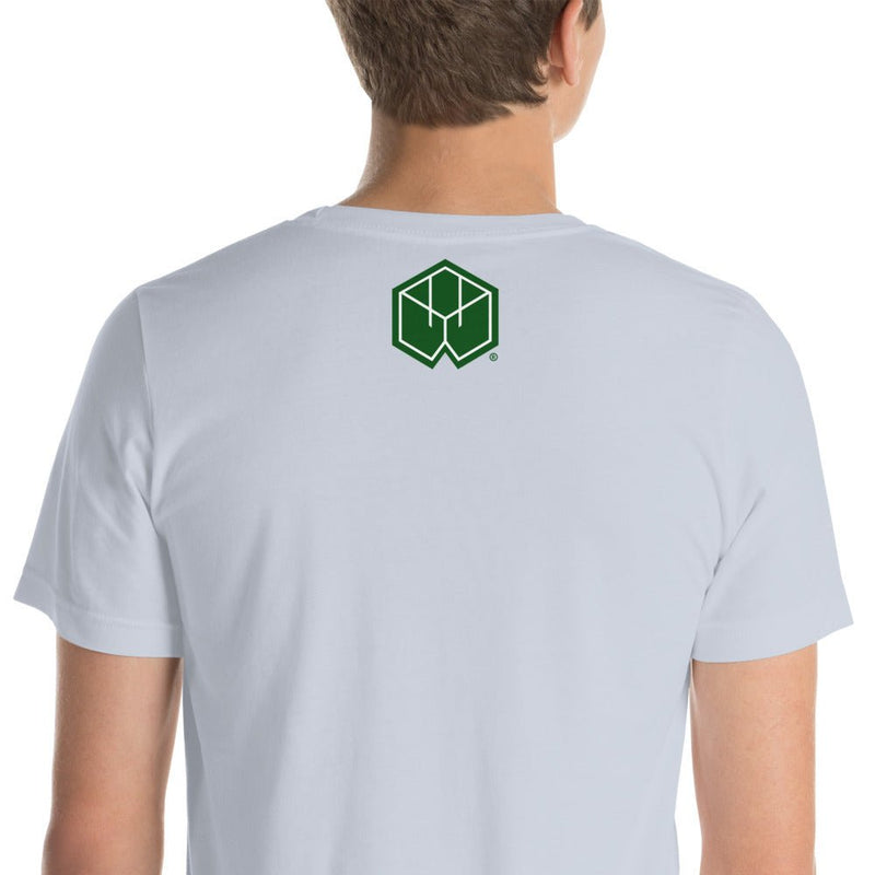 Bear Forest Short-sleeve unisex t-shirt - BoxWood Board Designs - Light Blue - XS - -