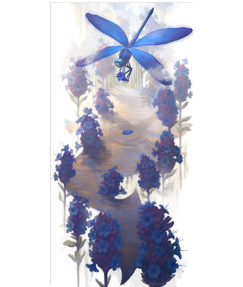 Blue Dragon - MASTER EDITION Fine Art Print - BoxWood Board Designs - 20" x 40" - - Posters, Prints, & Visual Artwork
