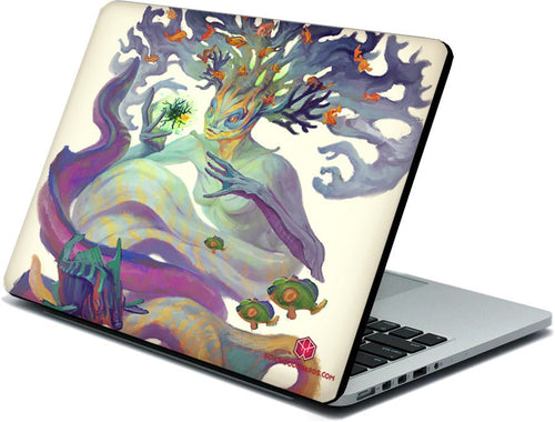Coral Laptop or Macbook BARK - BoxWood Board Designs - Medium - 13" - - Laptop / Macbook BARK