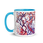 Ebb and Flow Mug with Color Inside - BoxWood Board Designs - Blue - -