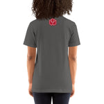 Ebb and Flow Short-Sleeve Unisex T-Shirt - BoxWood Board Designs - Dark Grey Heather - XS - -