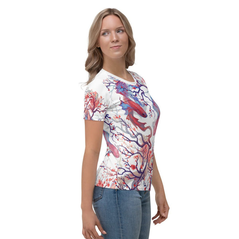 Ebb and Flow Women's T-shirt - BoxWood Board Designs - XS - - Women’s