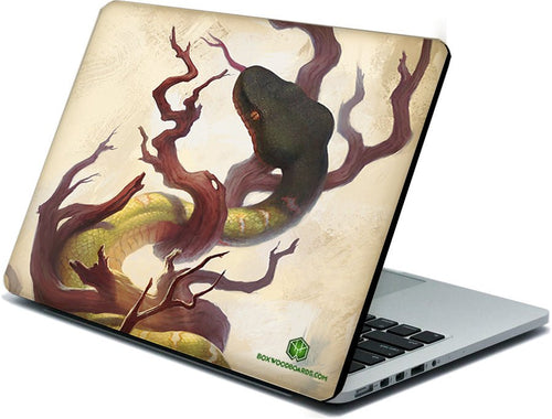 Emerald Laptop or Macbook BARK - BoxWood Board Designs - Medium - 13" - - Laptop / Macbook BARK