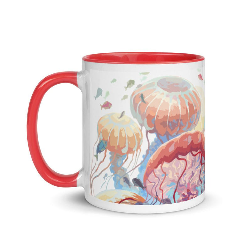 Ethereal Mug with Color Inside - BoxWood Board Designs - Red - -