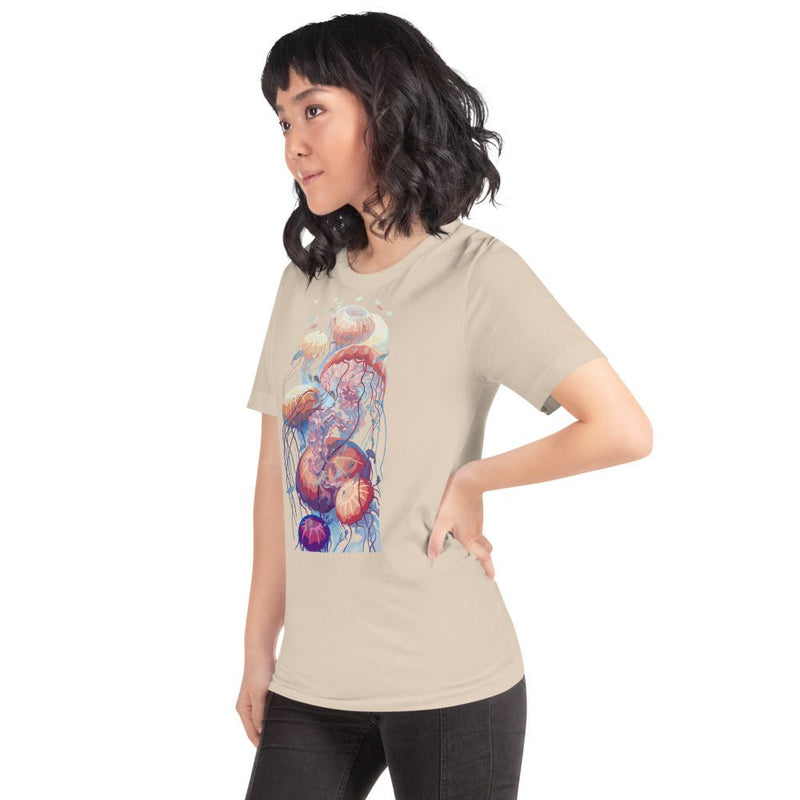 Ethereal Short-Sleeve Unisex T-Shirt (Pastel Colors) - BoxWood Board Designs - Soft Cream - XS - -