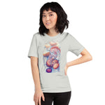 Ethereal Short-Sleeve Unisex T-Shirt (Pastel Colors) - BoxWood Board Designs - Silver - S - -
