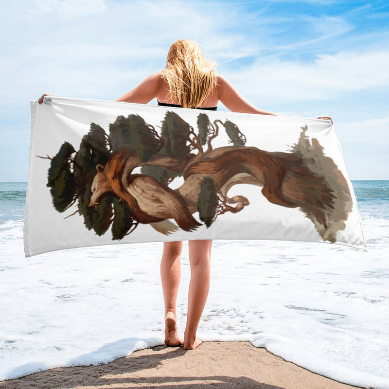 Strength Sublimated Beach Towel - BoxWood Board Designs - - -