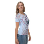 Tranquil Hawkes Blue Women's T-shirt - BoxWood Board Designs - XS - -