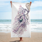 Tranquil Sublimated Beach Towel - BoxWood Board Designs - - -