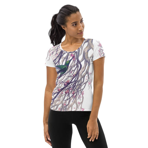 Tranquil Women's Athletic T-shirt - BoxWood Board Designs - XS - -