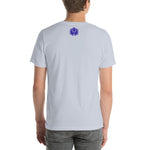 Transcendence Men's Short-Sleeve Unisex T-Shirt - BoxWood Board Designs - Light Blue - XS - -