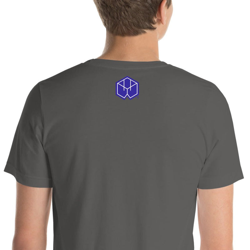 Transcendence Men's Short-Sleeve Unisex T-Shirt - BoxWood Board Designs - Asphalt - S - -