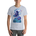 Transcendence Men's Short-Sleeve Unisex T-Shirt - BoxWood Board Designs - Light Blue - XS - -