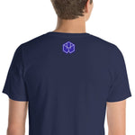 Transcendence Men's Short-Sleeve Unisex T-Shirt - BoxWood Board Designs - Navy - XS - -