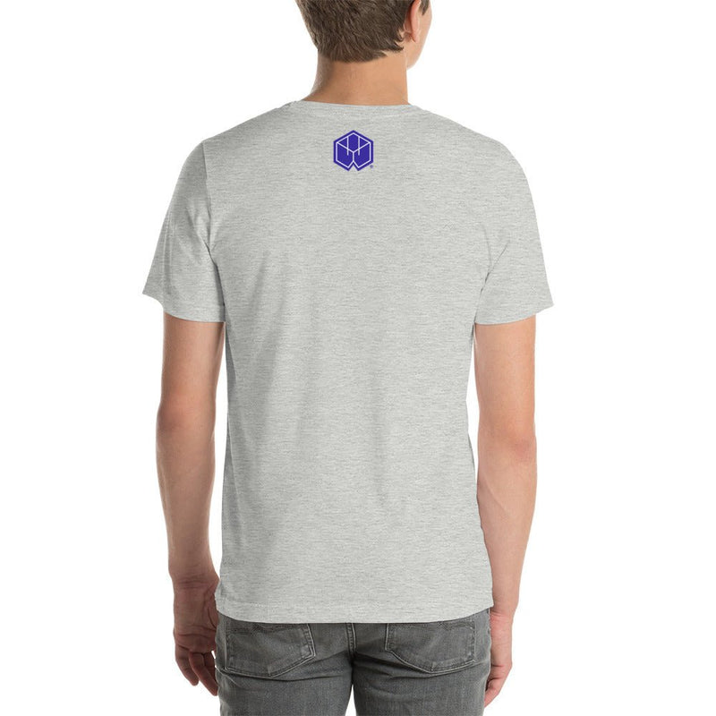 Transcendence Men's Short-Sleeve Unisex T-Shirt - BoxWood Board Designs - Athletic Heather - S - -