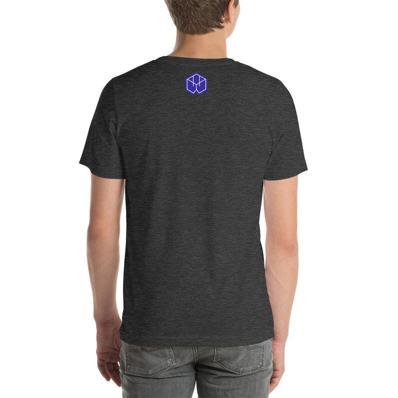 Transcendence Men's Short-Sleeve Unisex T-Shirt - BoxWood Board Designs - Dark Grey Heather - XS - -