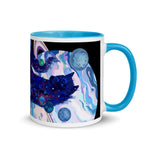 Transcendence Mug with Color Inside - BoxWood Board Designs - Blue - -