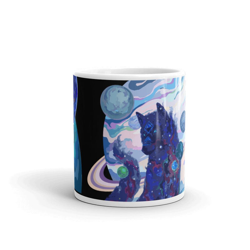 Transcendence White glossy mug - BoxWood Board Designs - 11oz - -