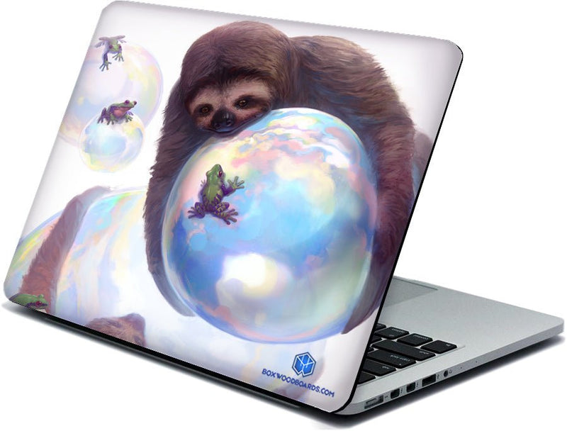 Uplift Laptop or Macbook BARK - BoxWood Board Designs - Medium - 13" - - Laptop / Macbook BARK