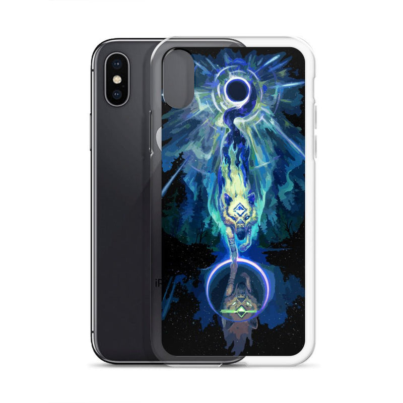 Wolf Star iPhone Case - BoxWood Board Designs - iPhone X/XS - -