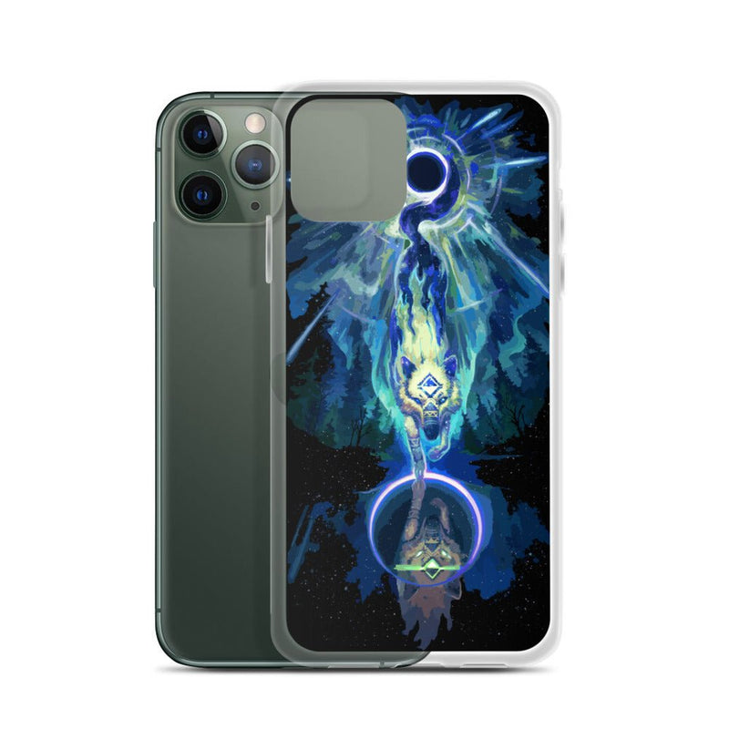 Wolf Star iPhone Case - BoxWood Board Designs - iPhone 11 Pro - -