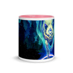 Wolf Star Mug with Color Inside - BoxWood Board Designs - Pink - -