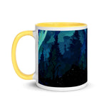 Wolf Star Mug with Color Inside - BoxWood Board Designs - Yellow - -
