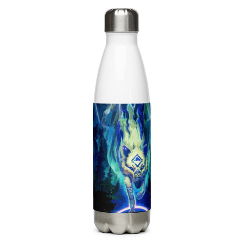 Wolf Star Stainless Steel Water Bottle - BoxWood Board Designs - - -