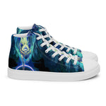 Wolf Star Women’s high top canvas shoes - BoxWood Board Designs - 5 - -
