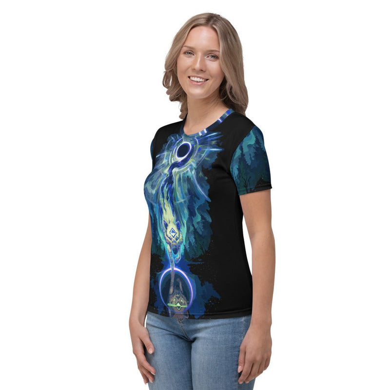 Wolf Star Women's T-shirt - BoxWood Board Designs - XS - -