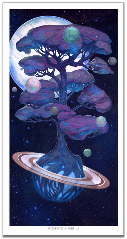 WolfWood Nebula - LIMITED EDITION - BoxWood Board Designs - 18" x 36" - -